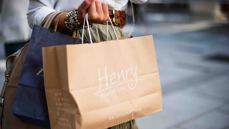 Personalized paper bags