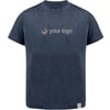 Tee-shirt personnalisé pour enfants en coton recyclé et RPET bleu