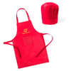 Red Children's apron set and chef's hat Legox