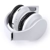 White Darsy Headphones Bluetooth Connection. 3,5 mm Jack Socket. USB Rechargeable