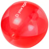 Ballon de plage Kimber rouge