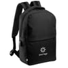 Black Laptop backpack in recycled plastic Polin