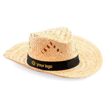 Chapéu de palha personalizável