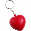 Coração anti-stress com porta-chaves.... vermelho
