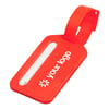 Red Plastic luggage tag