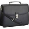Black Charles Dickens leather briefcase
