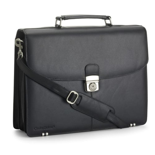Charles Dickens leather briefcase. regalos promocionales