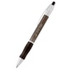 Black Slim Ball pen with rubber grip