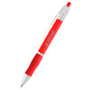 Red Slim Ball pen with rubber grip