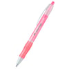 Pink Slim Ball pen with rubber grip