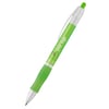 Green Slim Ball pen with rubber grip