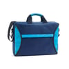 Blue 600D multifunction bag with outer front zip pocket