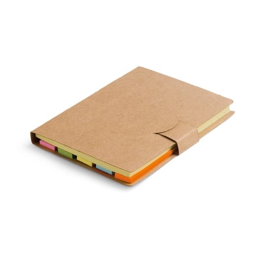 Notepad with recycled cardboard cover. regalos promocionales