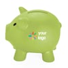Green Piggy bank Catoon