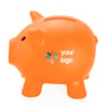 Orange Piggy bank Catoon