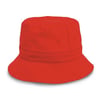 Red Cotton canvas bucket hat