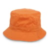 Orange Cotton canvas bucket hat