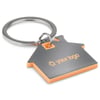 Porte-clés maison avec couleur Racie orange