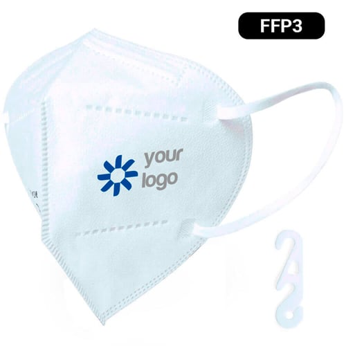 White FFP3 Face Mask. regalos promocionales