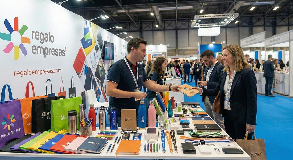 Ideas de merchandising para ferias presenciales