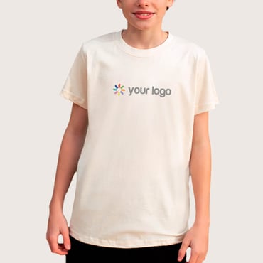 Custom printed T-shirt for children made of organic cotton
