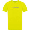 T-shirt esportiva para empresas Felin amarelo