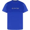 Blau Atmungsaktives T-Shirt bedrucken Grun