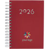 Agenda A5 para personalizar en espiral Filex rojo