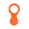 Porta-chaves com moeda Maude laranja