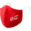 Red Printed reusable face mask Alima