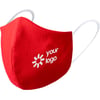 Mascarilla higiénica reutilizable rojo
