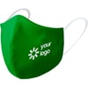 Máscara reutilizável personalizada verde