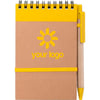Caderno de bolso Ecocard amarelo