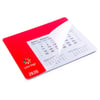 Alfombrilla Calendario Rendux rojo