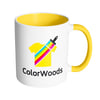 Taza Sublimación Harnet amarillo