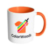 Taza Sublimación Harnet naranja