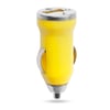 Cargador Coche USB Hikal amarillo