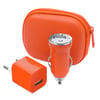Set Cargadores USB Canox naranja