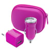 Set Cargadores USB Canox rosa