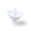 White Buddy Spinning Top