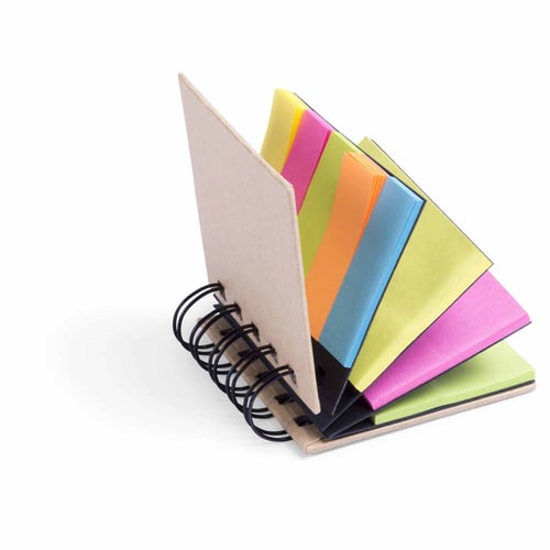 Laska Sticky Notepad. Cardboard. 75 Sticky Notes 7,5 x 5 cm. 125 Mini Sticky Notes 5 x 1,5 cm. regalos promocionales