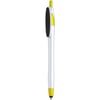 Yellow Tesku Stylus Touch Ball Pen Black Ink. Screen Cleaner Included