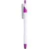 Pink Tesku Stylus Touch Ball Pen Black Ink. Screen Cleaner Included
