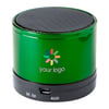 Green Martins Speaker. Metallic. Bluetooth Connection. USB Rechargeable