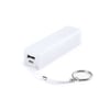 White Youter Power Bank 1200 mAh. Cable Included