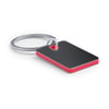 Red Persal Keyring. Stainless Steel. 