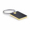 Yellow Persal Keyring. Stainless Steel. 