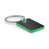 Green Persal Keyring. Stainless Steel. 