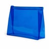 Iriam Beauty Bag. PVC.  blu