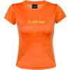 Camiseta Mujer Rox naranja